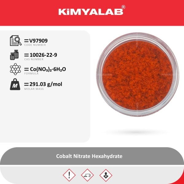 Kimyalab Kobalt Nitrat 100g - Cobalt Nitrate Hexahydrate