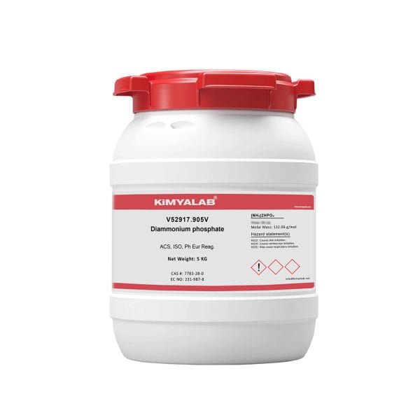 Kimyalab Diamonyum Fosfat - Di amonyum Fosfat - DAP - Diammonium Phosphate - 5 Kg-HDPE Varil
