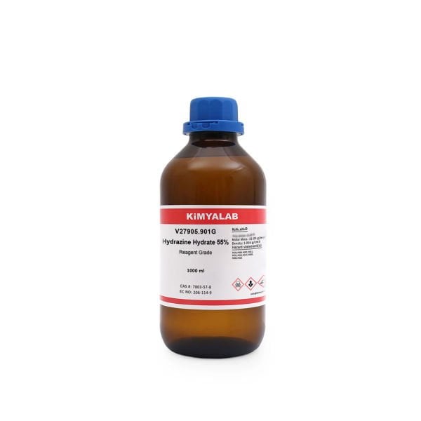 Kimyalab Hidrazin Hidrat Çözeltisi - 1L - Hydrazine Hydrate 55%