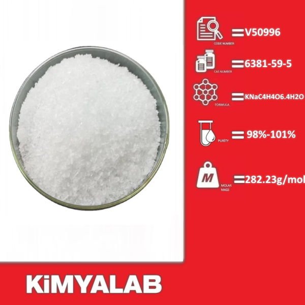 Kimyalab Potasyum Sodyum Tartarat 1Kg - Potassium Sodium Tartrate Tetrahydrate