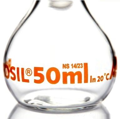 Borosil Cam Balon Joje 50 ml - Plastik Tıpalı 10 Adet Toptan