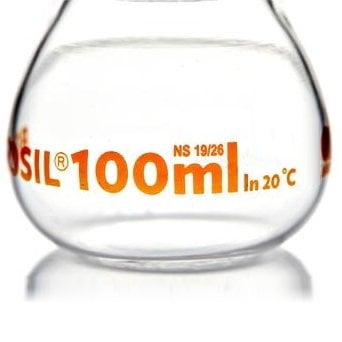 Borosil Cam Balon Joje 100ml - Plastik Tıpalı 10 Adet Toptan