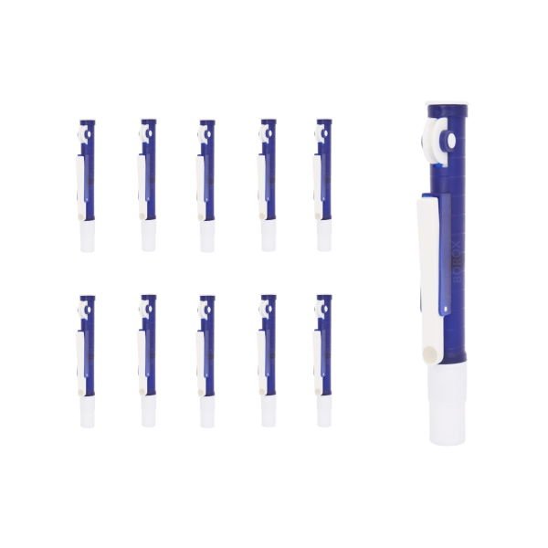 Borox Pipet Pompası 2 ml - Pipet Puarı - Pi-Pump - Mavi - 10 Adet Toptan