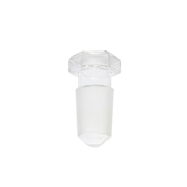 Borox Cam Tıpa 34/35 Şilif - Sızdırmaz Kapak - Altıgen Form - 50 Adet Toptan