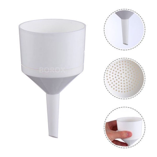 Borox Plastik Buhner Hunisi 110mm - Bühner Filtrasyon Huni - 10 Adet Toptan