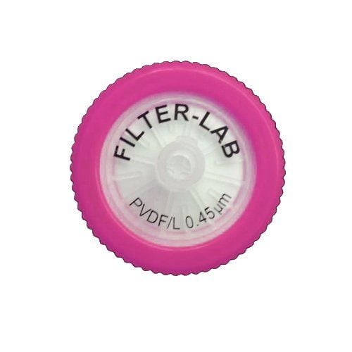 Filterlab Hidrofilik PVDF Şırınga Filtre - Non Steril 0,45µm