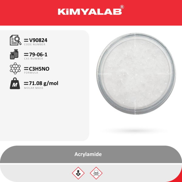 Kimyalab Akrilamid - Acrylamide - For Microbiology - 20 Kg-Koli Toptan