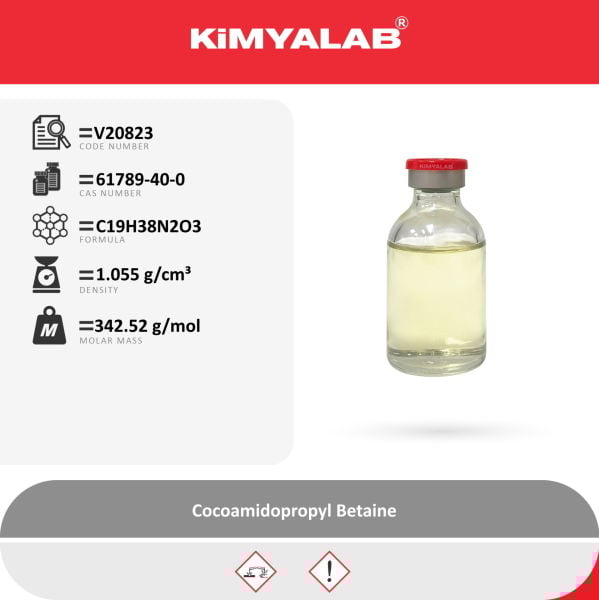 Kimyalab Kokamidopropil Betain 1 Kg - Betain 45 - Cocoamidopropyl Betaine - Betaine %45 - Cosmetic Grade