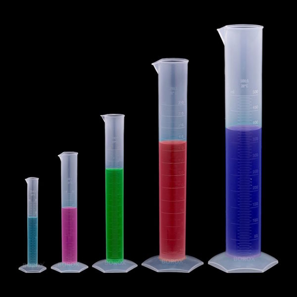Borox Plastik Mezür 500ml - Uzun form Kabartma Skala 12 Adet Toptan