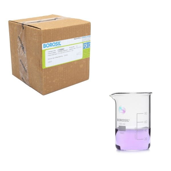 Borosil Cam Beher 100 ml - Uzun Form Isıya Dayanıklı 40 Adet Toptan