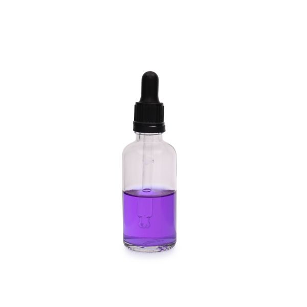 Borox Cam Damlatma Şişe 50 ml - Damlalıklı Şişe 50cc Kapaklı - 100 Adet Toptan