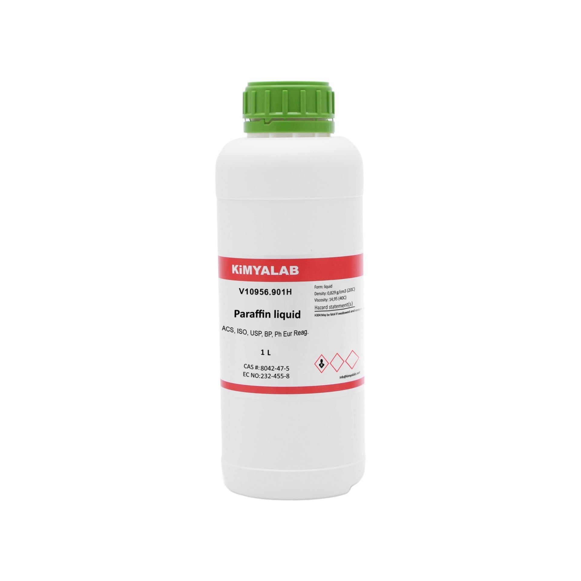 Kimyalab Mineral Yağ Likit Parafin - Light Paraffin Oil 1L Farma Kalite
