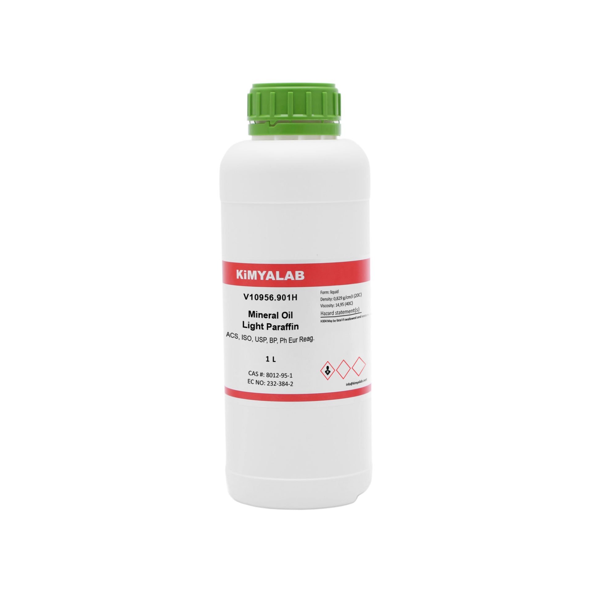Kimyalab Mineral Yağ Likit Parafin - Light Paraffin Oil 1L Farma Kalite