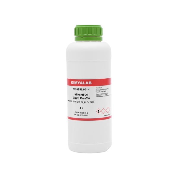 Kimyalab Mineral Yağ Likit Parafin - Light Paraffin Oil 1L Farma Kalite