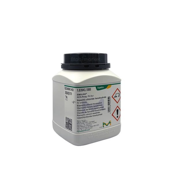 Demir(III) Klorür Hekzahidrat 1 kg- iron(III) Chloride Hexahydrate Gr For Analysis Acs,Reag. Ph Eur Merck 103943.1000
