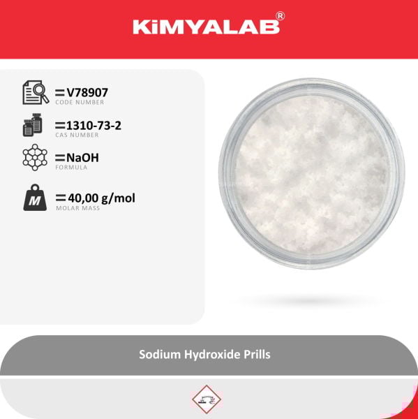 Kimyalab Sodyum Hidroksit Boncuk 500g - Sodium Hydroxide