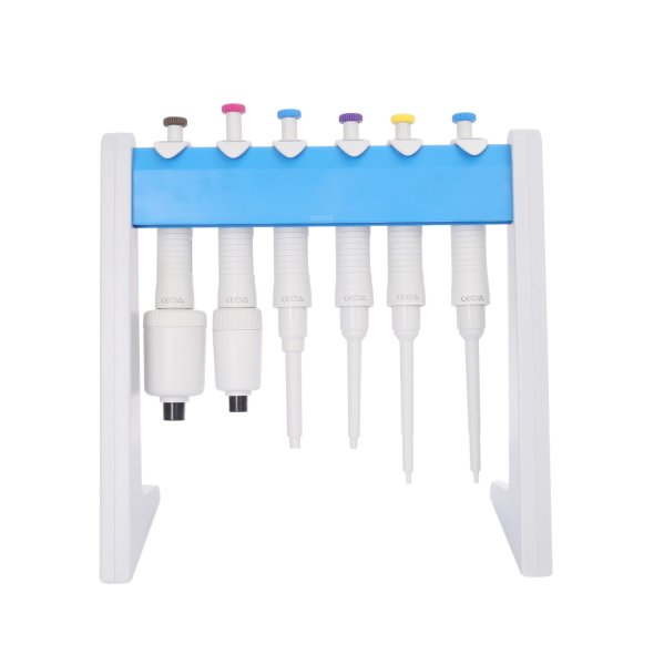 Borox Pipet Standı Yatay - Otomatik Pipet Standı 6lı Rack