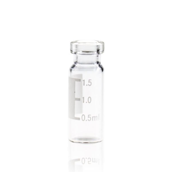 Borox Cam Vial 2 ml - Şeffaf - Crimp ND11 - Hacim Ölçekli