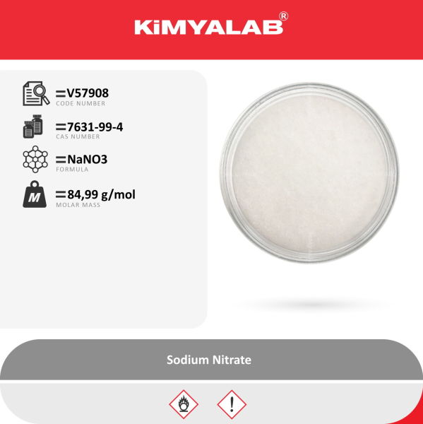 Kimyalab Sodyum Nitrat 500g - Sodium Nitrate