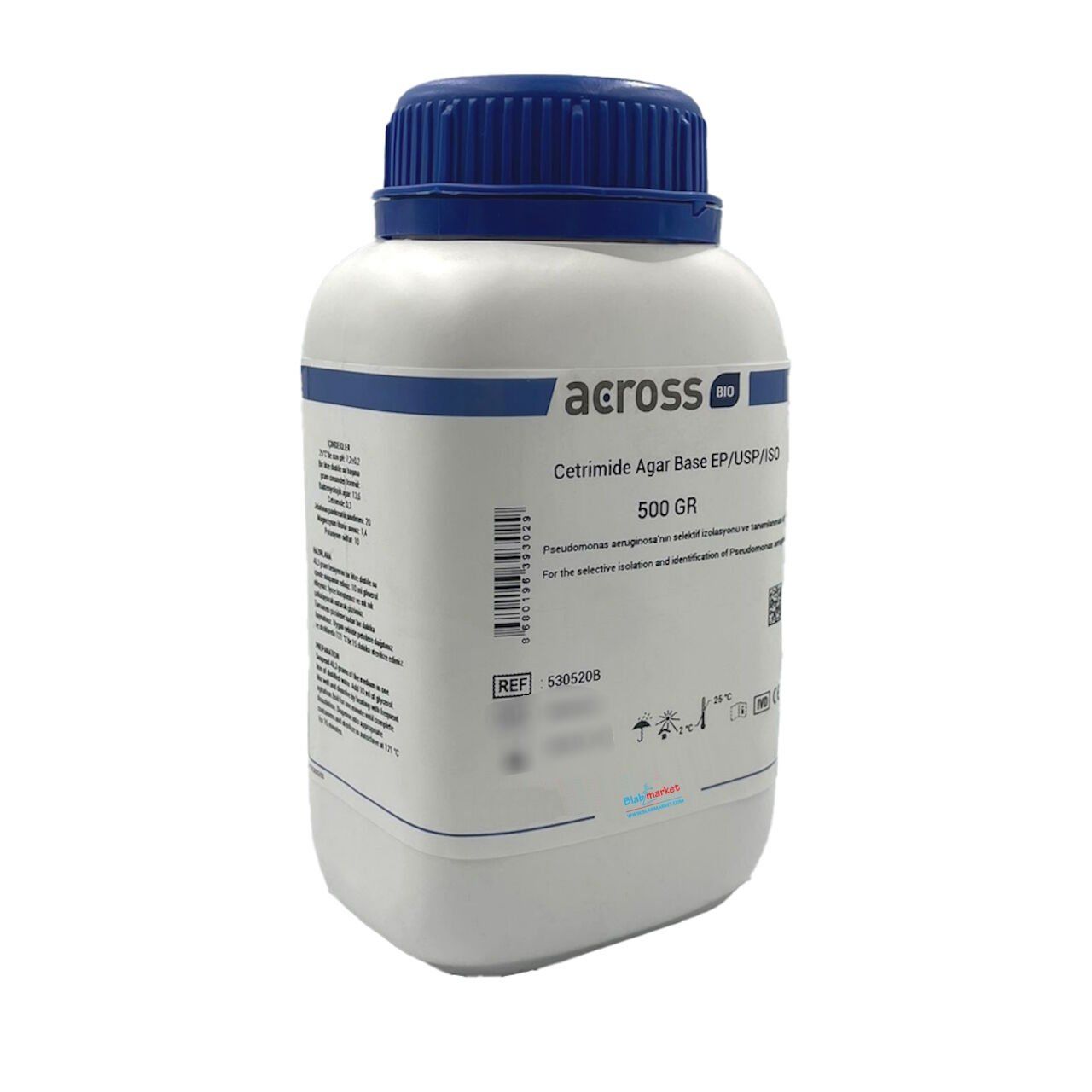 Across Bio 530520B Cetrimide Agar Base EP-USP-ISO