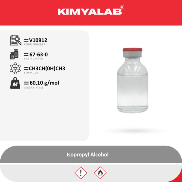 İzopropil Alkol %99 İPA 1 L - 2-Propanol - Isopropyl Alcohol