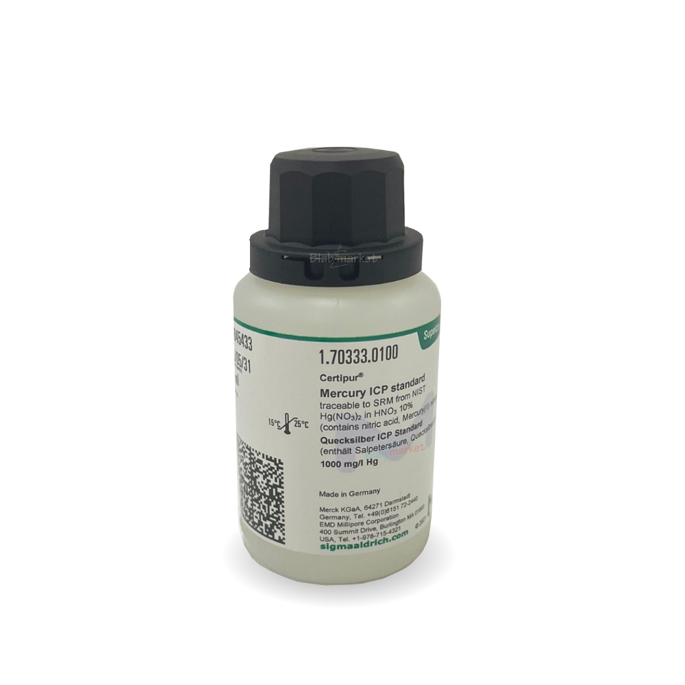 Merck 170333.0100 Cıva 100ml - Mercury ICP Standard