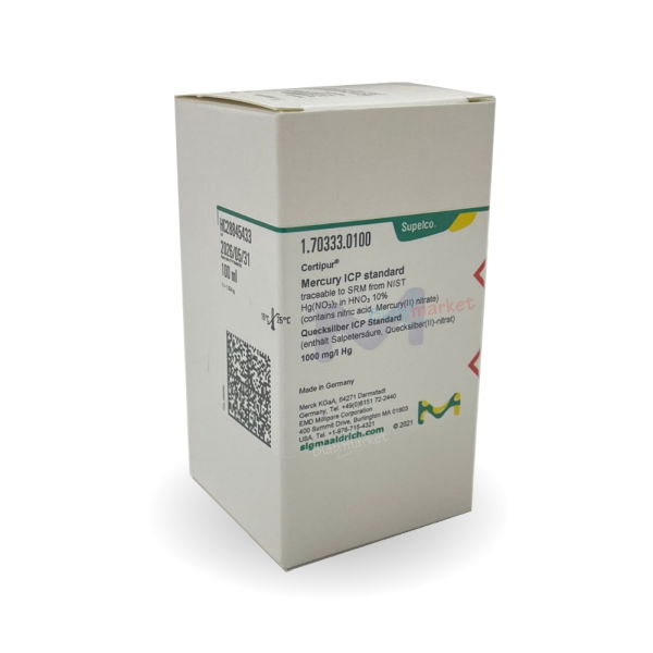 Merck 170333.0100 Cıva 100ml - Mercury ICP Standard