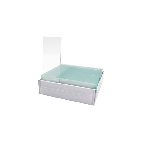 Borox Lam - Tek Kenarı 1/3 Rodajlı Mikroskop Lamı - 100 Paket Toptan