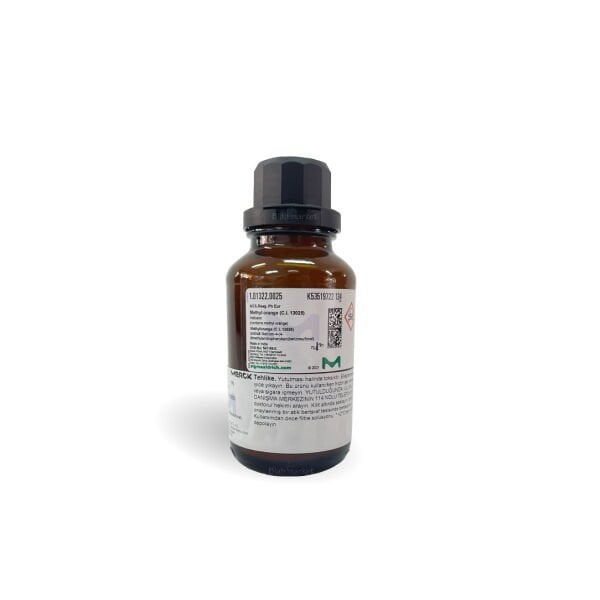 Metil oranj 25 g- Methyl Orange indicator- Merck 101322.0025
