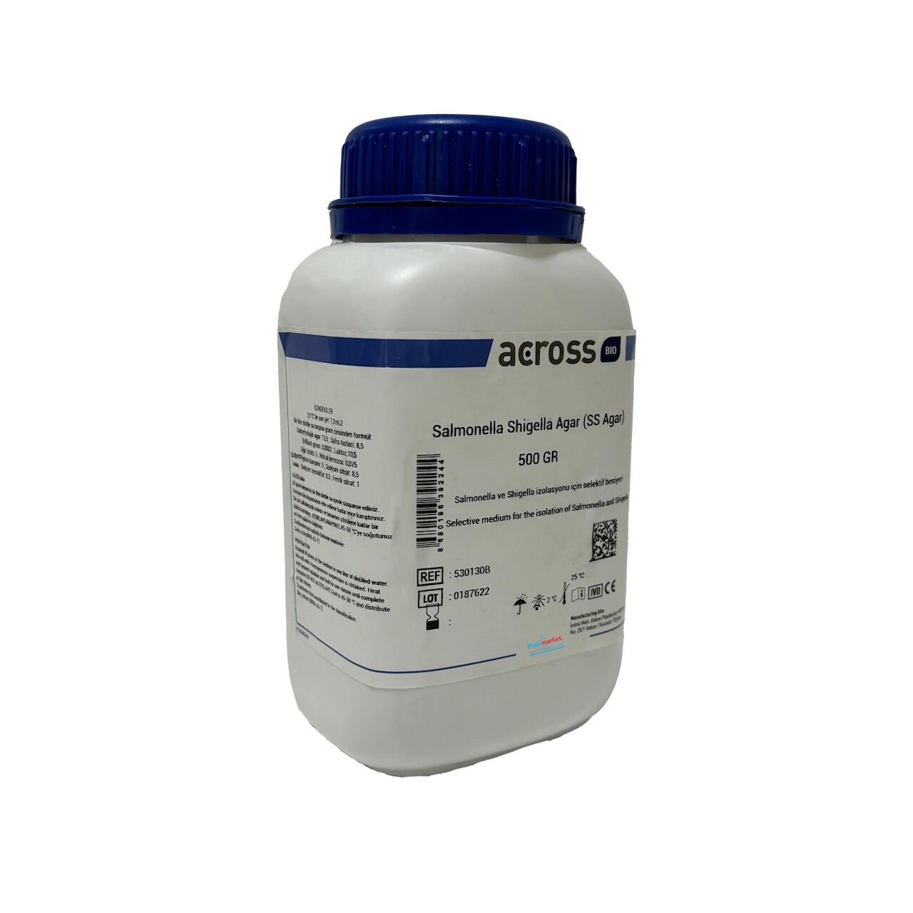 Across Bio 530130B Salmonella Shigella Agar SS Agar