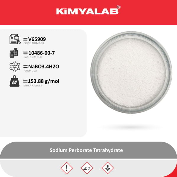 Kimyalab Sodyum Perborat Tetrahidrat 250g - Sodium Perborate Tetrahydrate