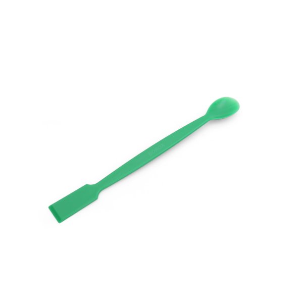 Borox Spatül 18cm Yeşil - Plastik Spatula Laboratuvar Kaşığı