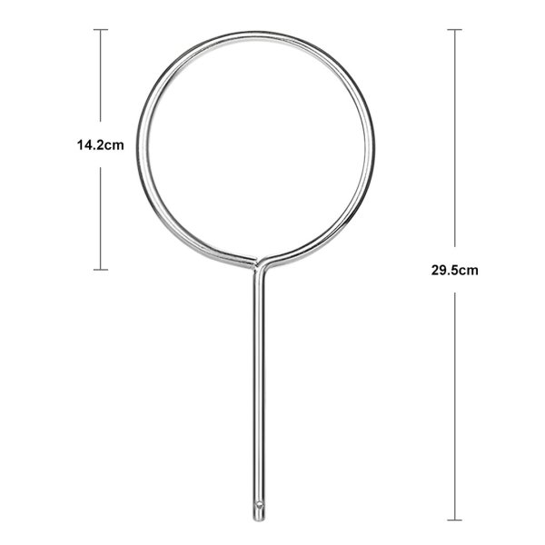 Borox Huni Halkası - Huni Askısı 14 cm Nivosuz - Demir Halka
