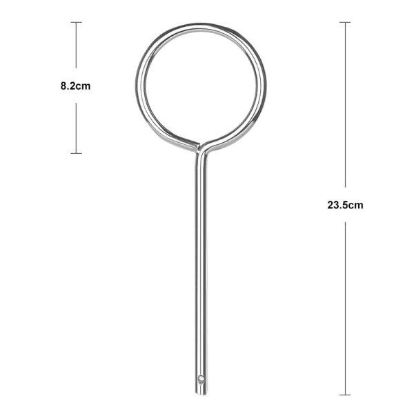 Borox Huni Halkası - Huni Askısı 8 cm Nivosuz - Demir Halka