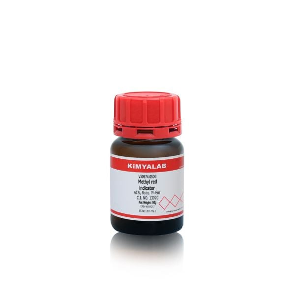 Kimyalab Metil Kırmızısı Toz 50g - Methyl Red Indicator - Analytic Grade