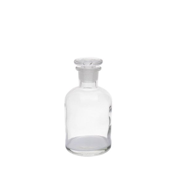 Borox Cam Miyar Şişe 125 ml - Şilifli Cam Tıpalı Şişe