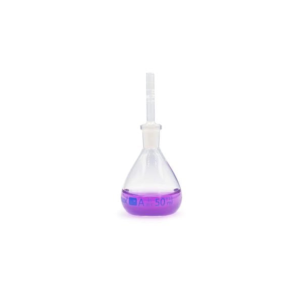 Borox Piknometre 50 ml - Kalibreli - Gay Lussac Tipi - Cam Kapiler Tıpalı