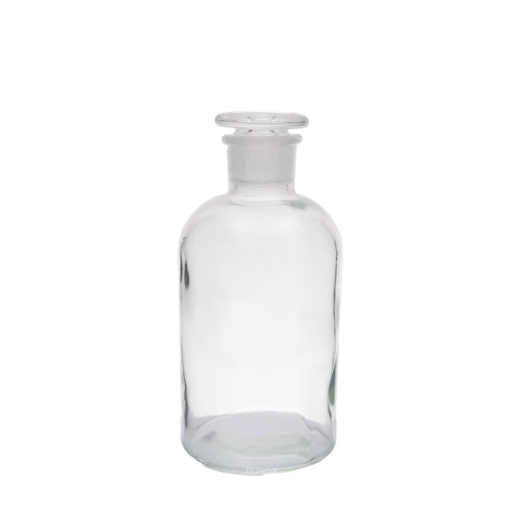 Borox Cam Miyar Şişe 500 ml - Şilifli Cam Tıpalı Şişe
