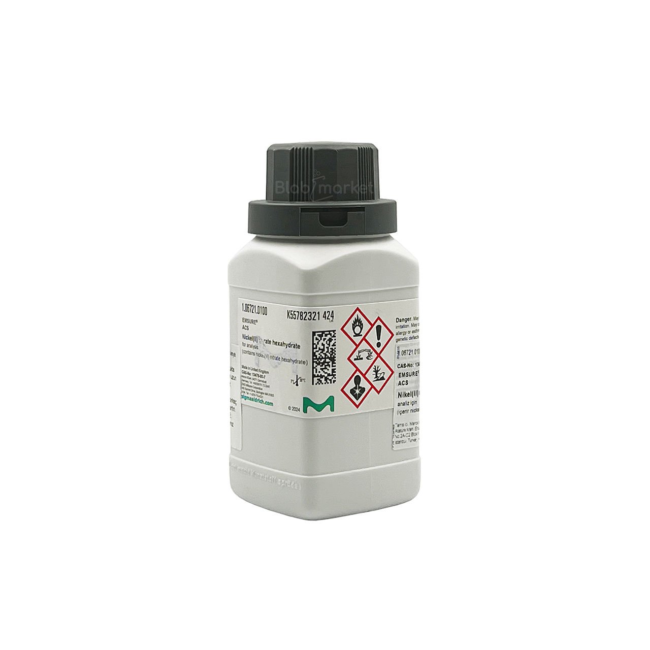 Nikel(II) Nitrat 100 g- Nickel(II) Nitrate Hexahydrate Gr For AnalysisMerck 106721.0100