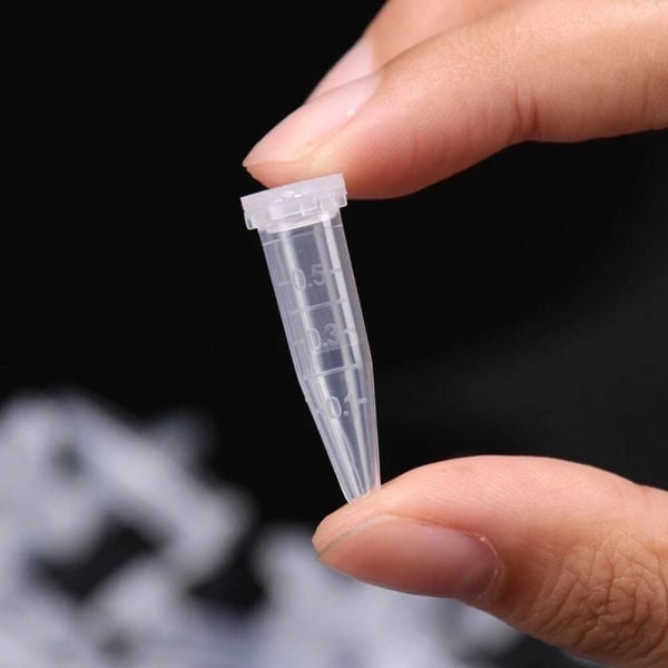 Eppendorf Tüpü 0.5 ml - Mikrosantrifüj Ependorf Tüpü 1000 Adet - Özel Tasarım Kapaklı