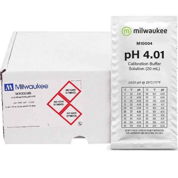 Milwaukee M10004B pH Kalibrasyon Tampon Çözeltisi pH 4.01