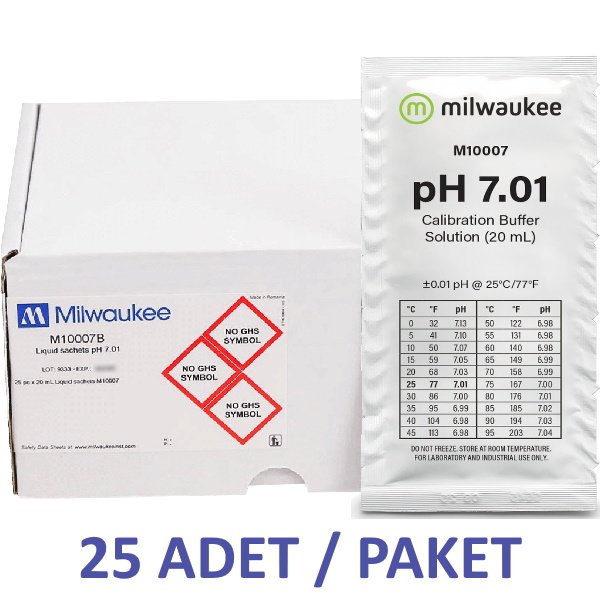 Milwaukee pH Kalibrasyon Sıvısı 7.01 Tampon Çözeltisi