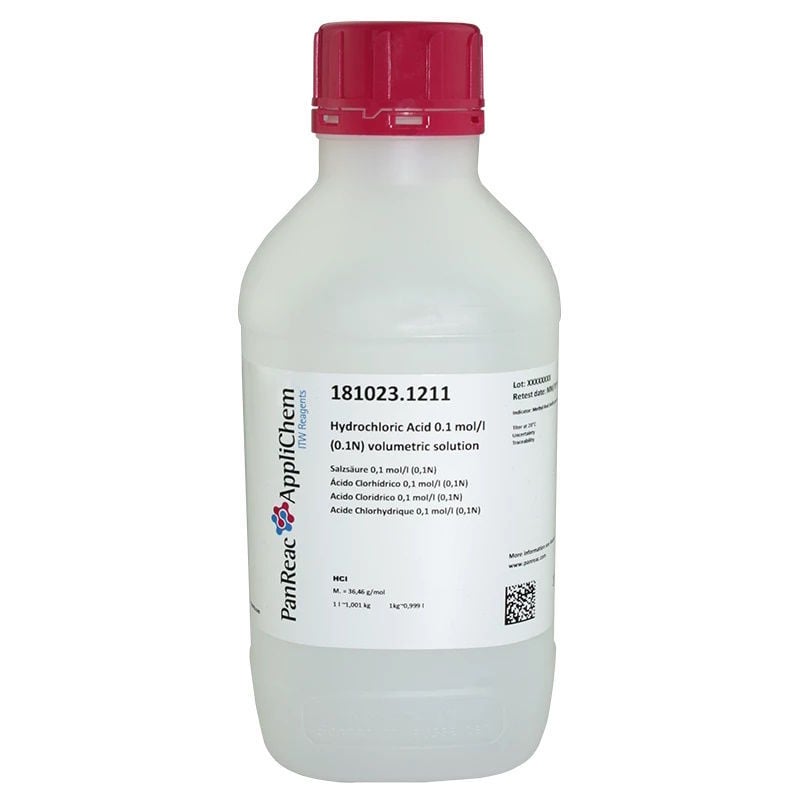 Panreac 181023 Hidroklorik Asit Çözeltisi 0.1N HCL Solution Volumetric