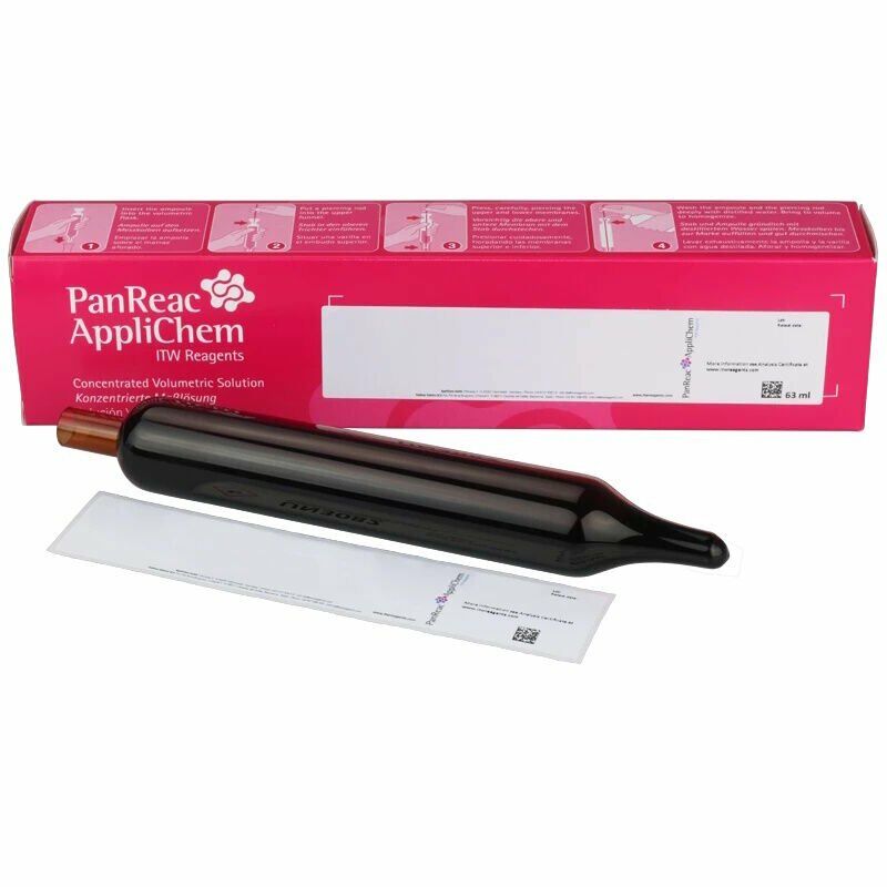 Panreac 303117 Silver Nitrate 0.1mol 16.987g AgNO3 Çözeltisi - To Prepare 1L of 0.1N Solution