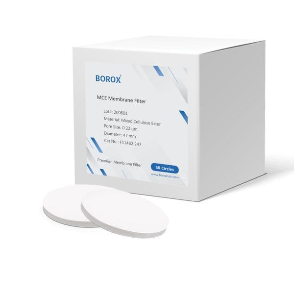Borox MCE Membran Filtre - 0.22µm 47mm - 50 Adet/Paket