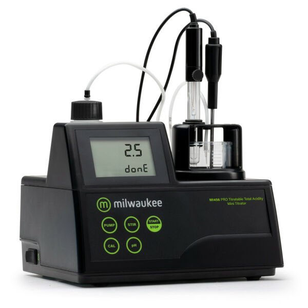 Milwaukee Mi456 PRO Mini Titratör - Şarapta Asit Tayini için
