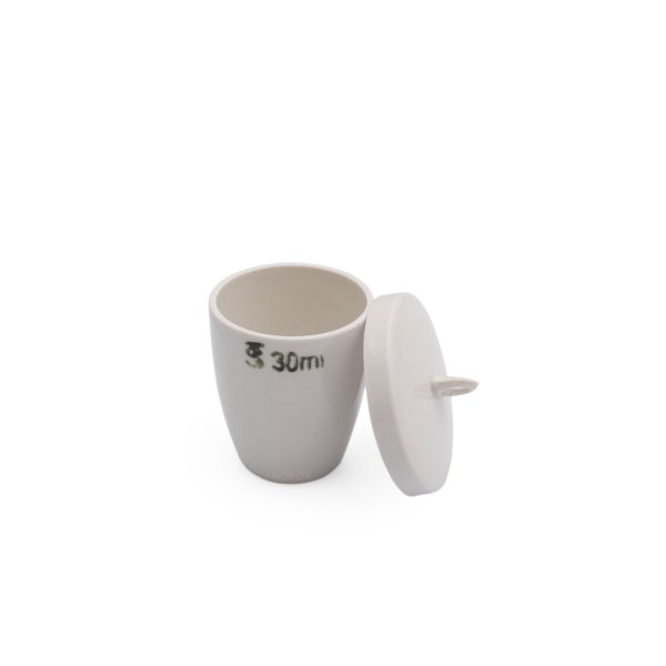 Borox Porselen Kroze Kapaklı 30 ml - Çap 42mm - Dibi Delikli