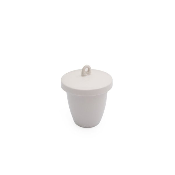 Borox Porselen Kroze Kapaklı 30 ml - Çap 42mm - Dibi Delikli