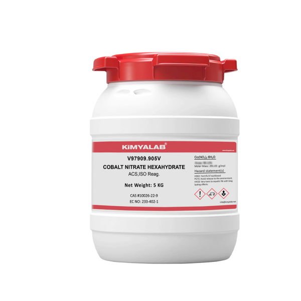 Kimyalab Kobalt Nitrat - Cobalt Nitrate Hexahydrate - 5 Kg-HDPE Varil