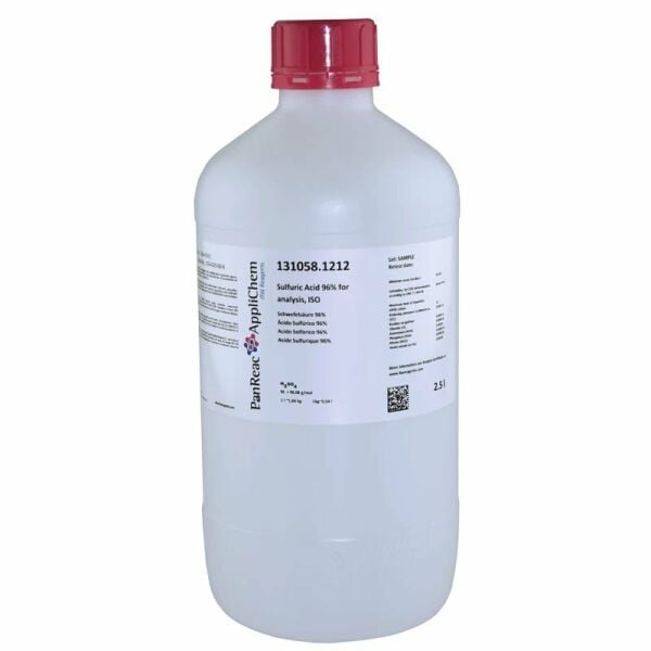 Panreac 131058 Sülfürik Asit Çözeltisi - Sulfuric Acid 96% Reag. Ph. Eur. For Analysis ISO